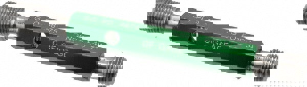 Plug Thread Gage: 1/2-20 Thread, 2B Class, Double End, Go & No Go